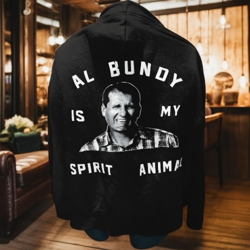 Black Graphic Hoodie